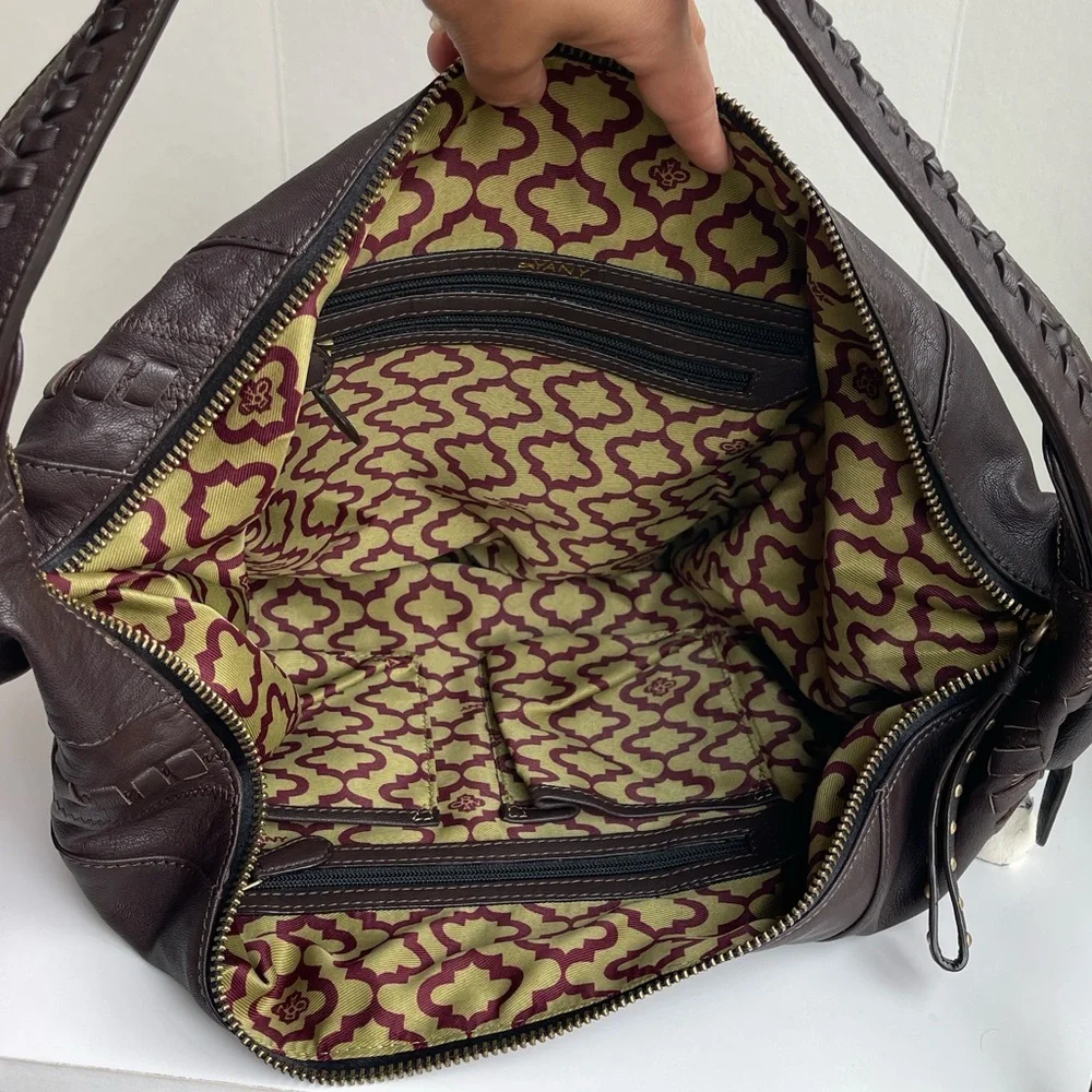 orYANY Tori Washed Lamb Leather Hobo Bag